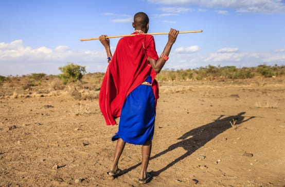Os Massai são um dos povos mais conhecidos da África Oriental.