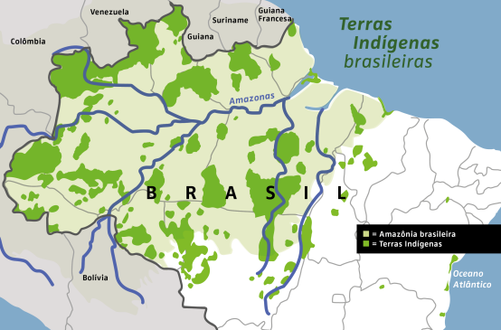 Amazônia brasileira e Terras Indígenas (TI)
