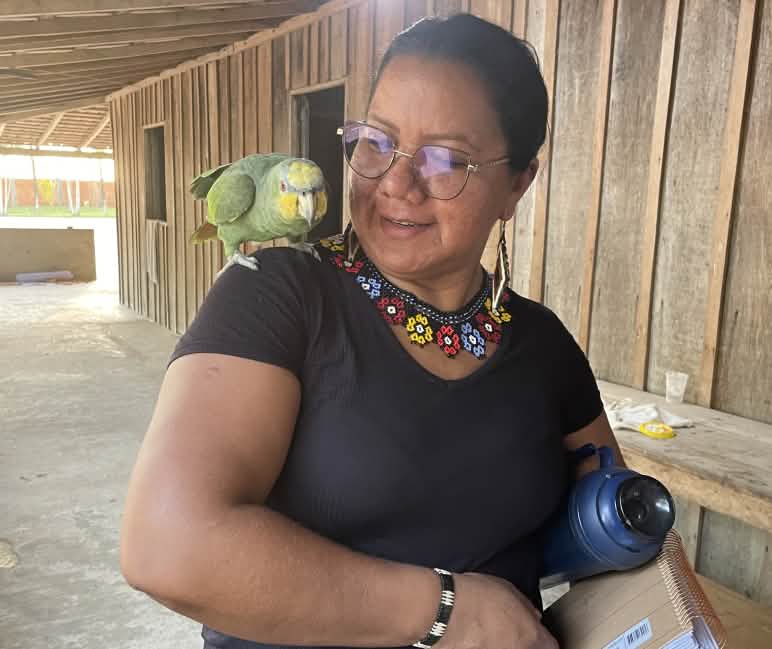 A líder indígena Miriam Tembé