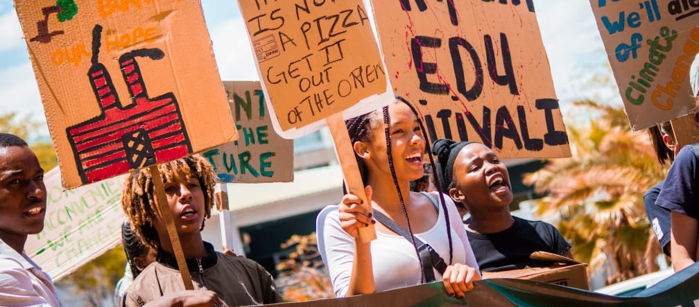 Manifestações do Fridays for Future contra "Fracking" e Exploração de Petróleo na Namíbia