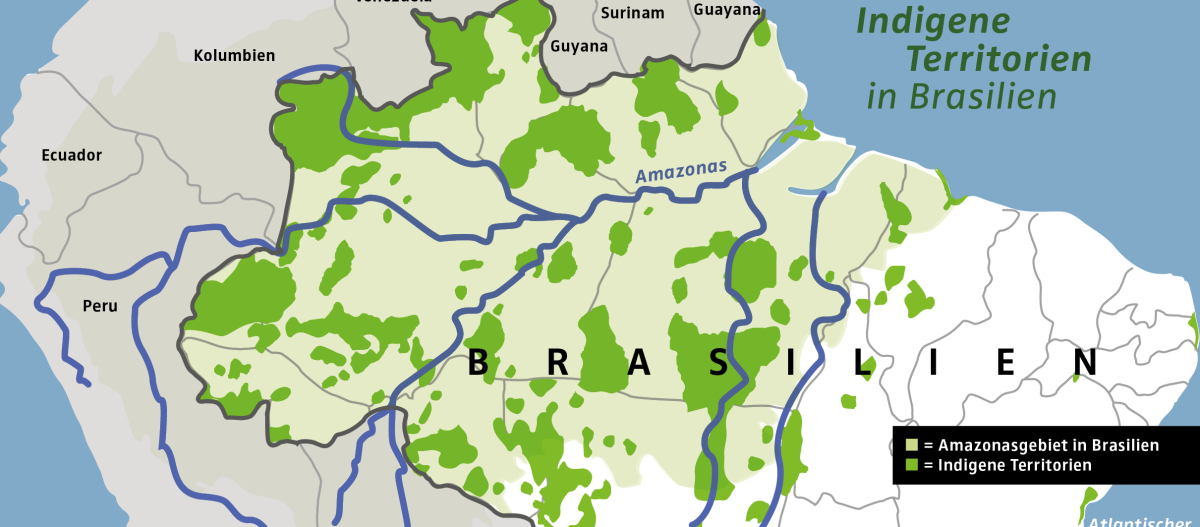 A Amazônia brasileira e seus terras indígenas