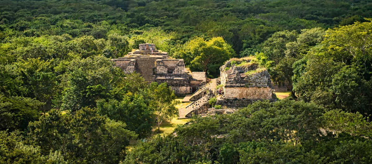 Ruínas maias Ek Balam em Yucatán