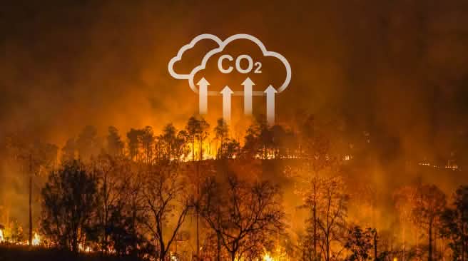 Incêndios florestais e queimadas intencionais contribuem com o aquecimento global