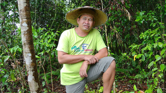 O ambientalista Matek Geram em Sarawak, Malásia