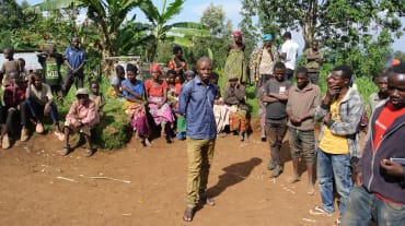 Povo Batwa nas proximidades do Parque Nacional Kahuzi