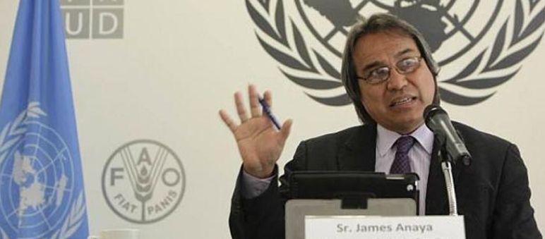 James Anaya, relator especial das Nações Unidas para os direitos dos povos indígenas Fames Anaya, Relator Especial da ONU para os Povos Indígenas